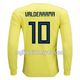 Fotbalový Dres Kolumbie Valderrama 10 Domácí MS 2018 Dlouhý Rukáv